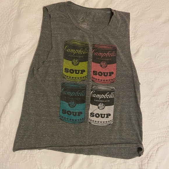 Andy Warhol Campbell’s soup print tank top women’s small - Picture 1 of 3